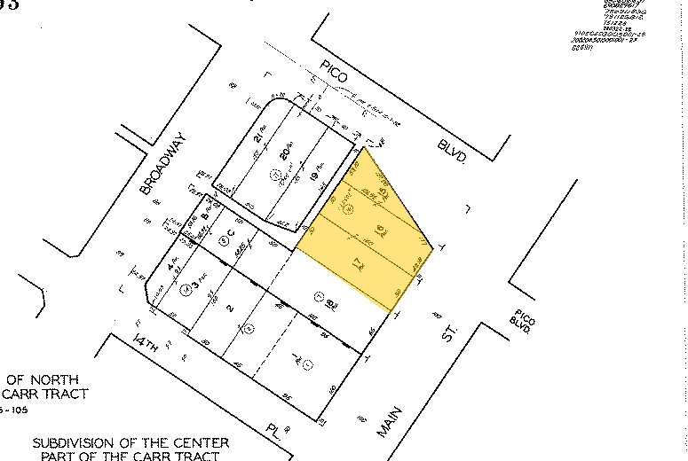 1301 S Main St, Los Angeles, CA à vendre Plan cadastral- Image 1 de 1