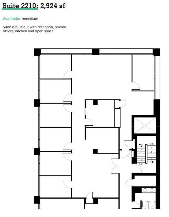 439 University Ave, Toronto, ON à louer Plan d’étage- Image 1 de 1