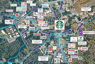 92 S Clayton St, Lawrenceville, GA - AERIAL  map view - Image1