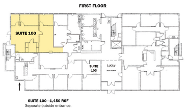 2840 E 51st St, Tulsa, OK à louer Plan d’étage- Image 2 de 3