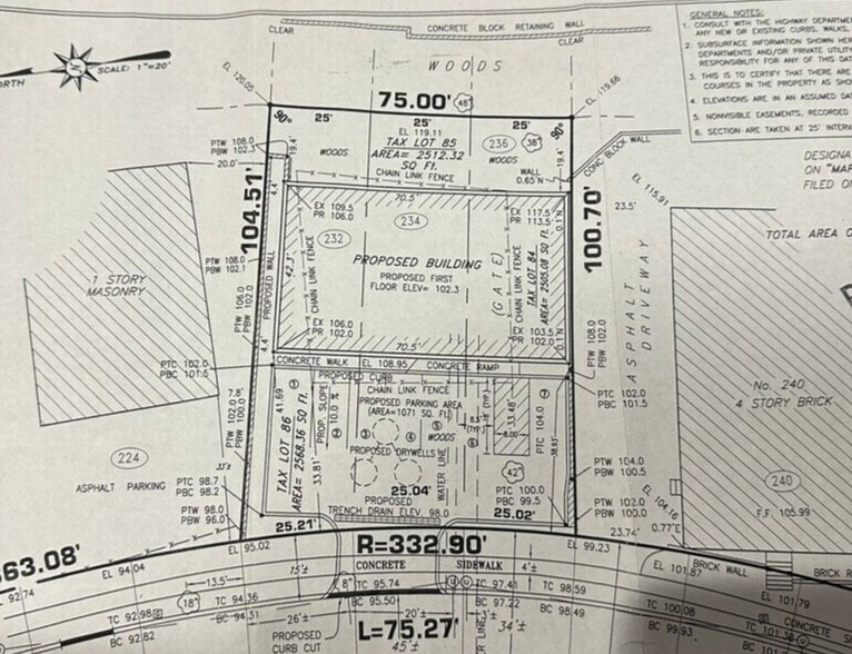 232-236 Mclean Ave, Yonkers, NY for sale - Site Plan - Image 3 of 3
