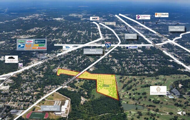 Plus de détails pour 2604 Garden Valley rd, Tyler, TX - Terrain à vendre