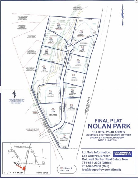 43 Nolan Cv, Jackson, TN à vendre - Plan cadastral - Image 2 de 3