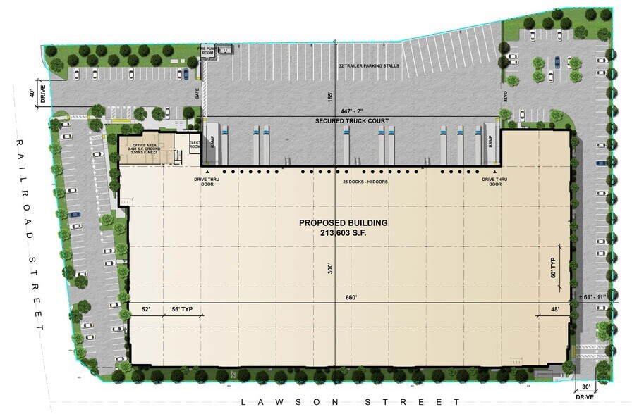 17969 Railroad St, City Of Industry, CA à vendre - Plan de site - Image 3 de 5