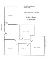 4851 Keller Springs Rd, Addison, TX for lease Floor Plan- Image 1 of 1