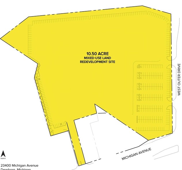 23400 Michigan Ave, Dearborn, MI for sale - Site Plan - Image 2 of 2