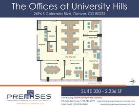 2696 S Colorado Blvd, Denver, CO for lease Floor Plan- Image 2 of 3