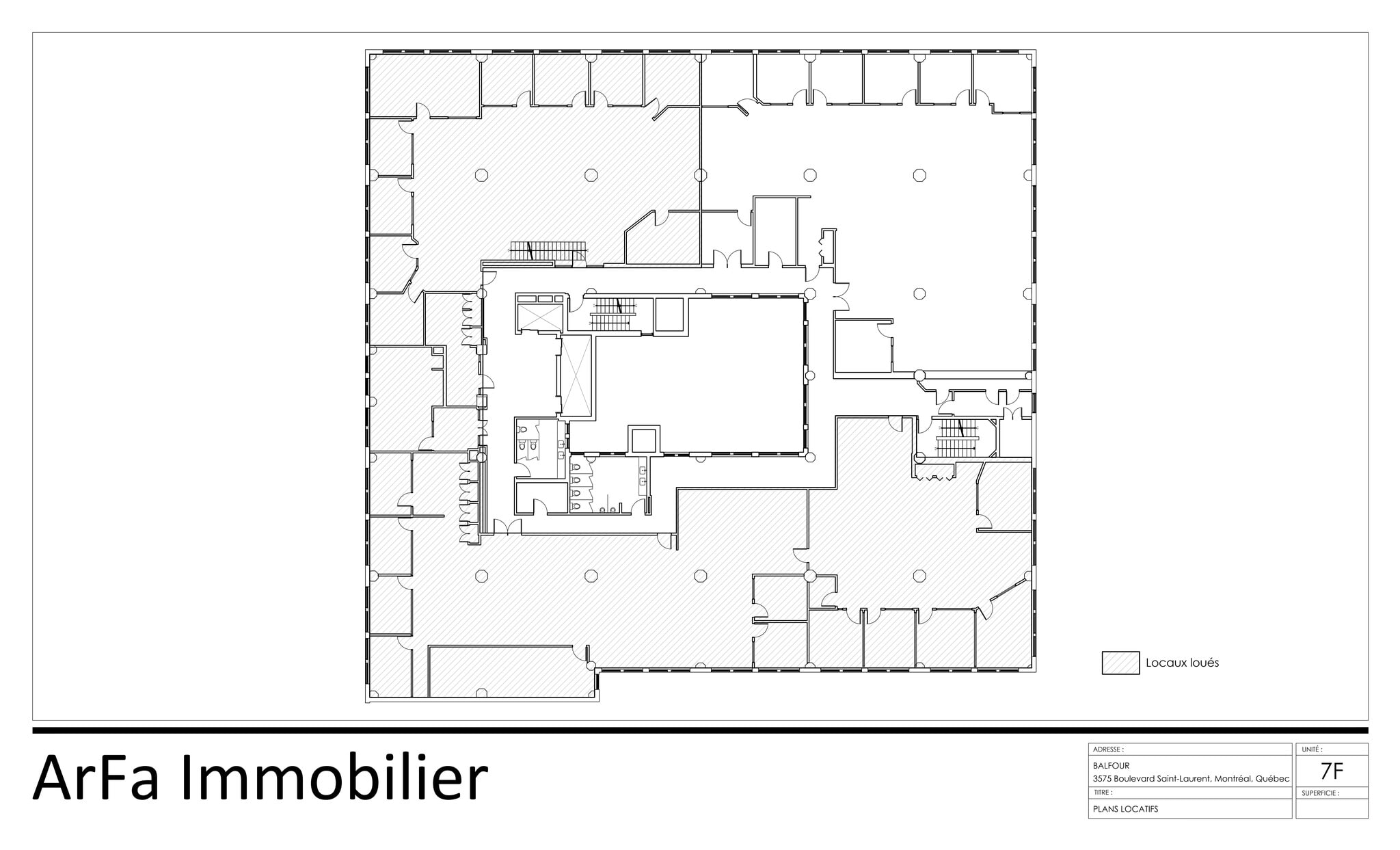 3575 Boul Saint-Laurent, Montréal, QC à louer Plan de site- Image 1 de 1