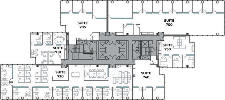 3131 Camino del Rio N, San Diego, CA à louer Plan d’étage- Image 1 de 1
