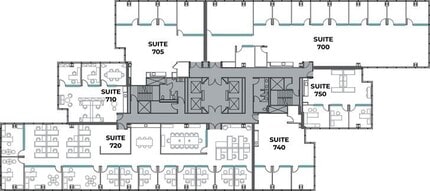 3131 Camino del Rio N, San Diego, CA à louer Plan d’étage- Image 1 de 1