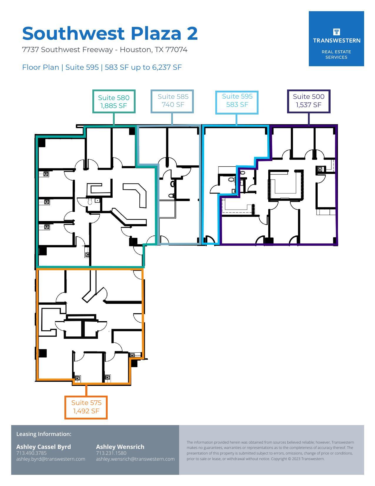 7737 Southwest Fwy, Houston, TX for lease Floor Plan- Image 1 of 1