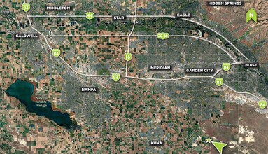 11575 S Hawk Haven Ave, Kuna, ID - Aerial  map view
