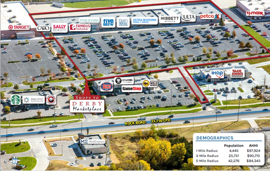 1930-1942 N Rock Rd, Derby, KS à louer - Photo du bâtiment - Image 2 de 8