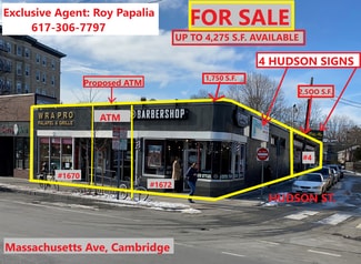 Plus de détails pour 1670 Massachusetts Ave, Cambridge, MA - Commerce de détail à vendre