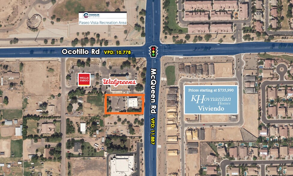 995 E Ocotillo Rd, Chandler, AZ à louer - Photo du bâtiment - Image 3 de 6