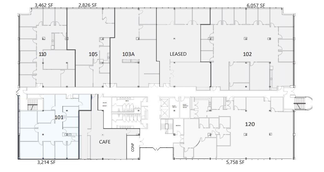99 Cherry Hill Rd, Parsippany, NJ for lease Floor Plan- Image 1 of 1
