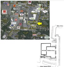 603 Dolley Madison Rd, Greensboro, NC - aerial  map view