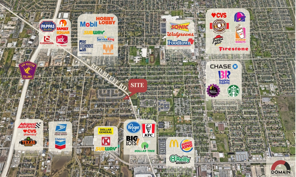 Red Bluff Rd, Pasadena, TX à vendre - Plan cadastral - Image 2 de 3