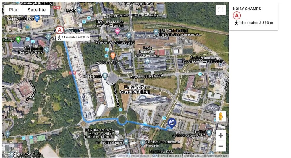 Bureau dans Champs-sur-Marne à louer - Photo du bâtiment - Image 2 de 5