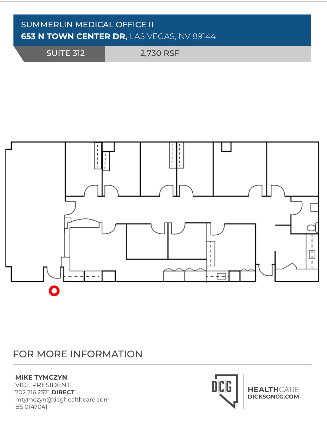 653 N Town Center Dr, Las Vegas, NV à louer Plan d’étage- Image 1 de 1