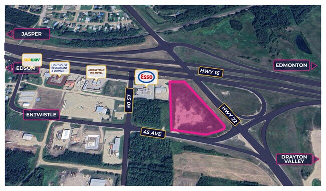 Plus de détails pour 4827 47 Av, Entwistle, AB - Terrain à vendre
