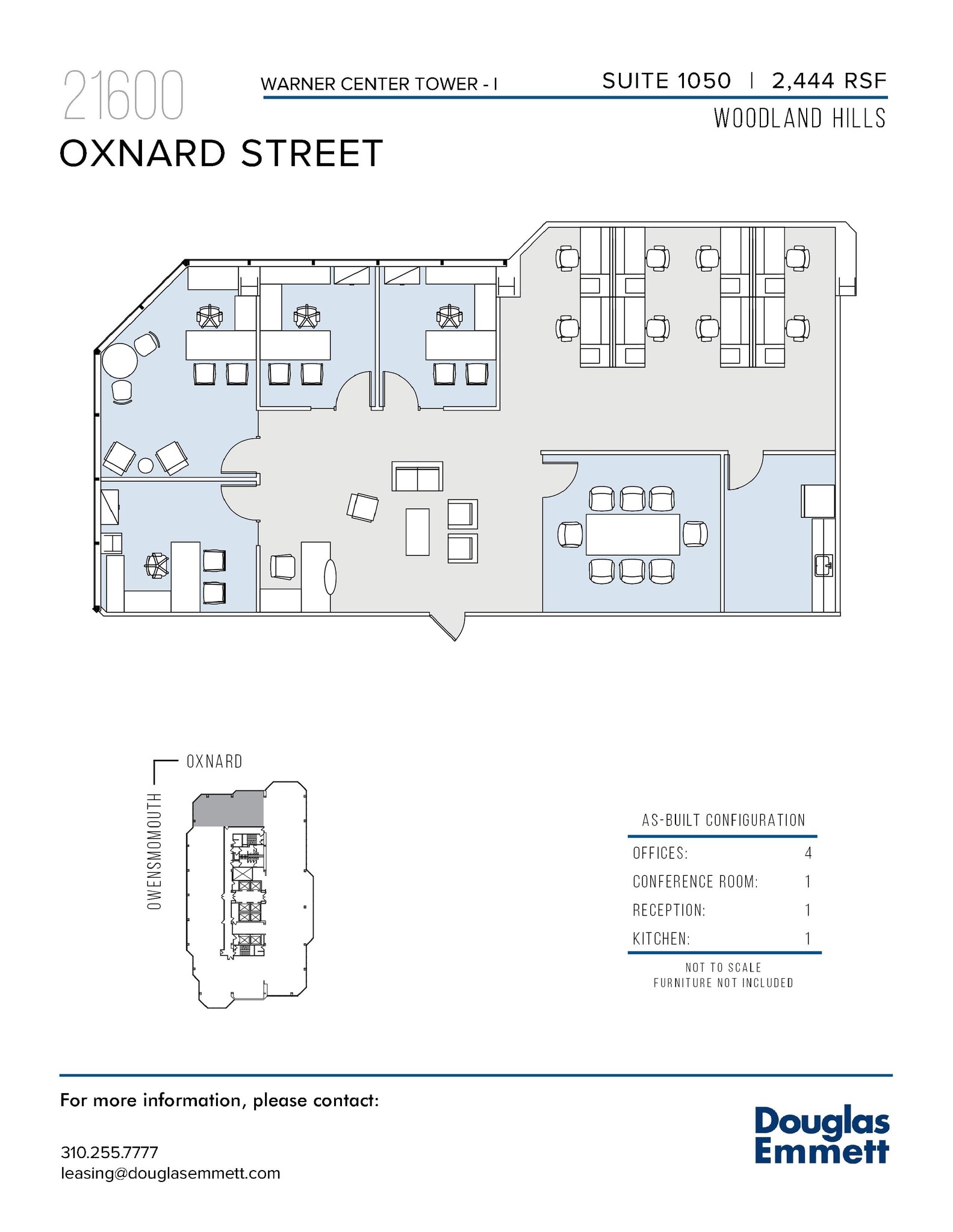 21600 Oxnard St, Woodland Hills, CA for lease Floor Plan- Image 1 of 1