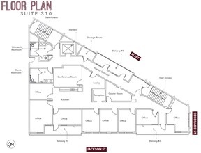 240 S Jackson St, Glendale, CA à louer Plan d  tage- Image 1 de 1