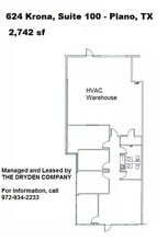 624 Krona Dr, Plano, TX for lease Floor Plan- Image 1 of 1