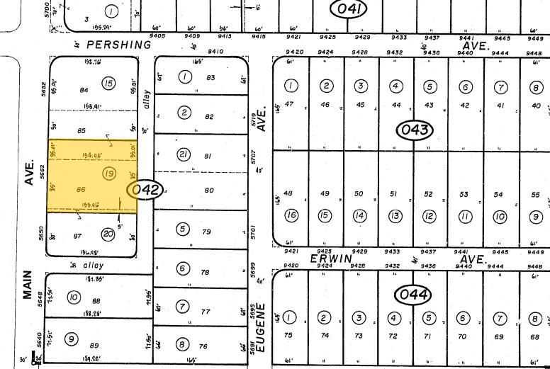 5660-5666 Main Ave, Orangevale, CA à vendre - Plan cadastral - Image 2 de 8