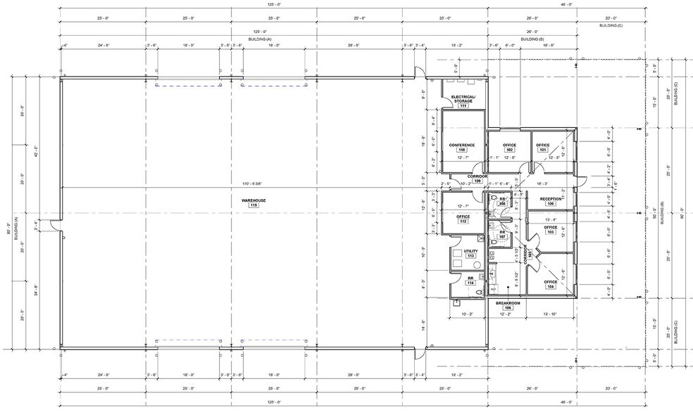 16301 Williams Industrial Dr., Yukon, OK for lease - Floor Plan - Image 2 of 3