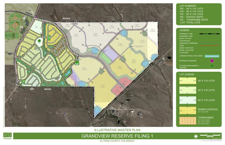 Eastonville/HYW 24, Falcon, CO à vendre - Plan de site - Image 2 de 2