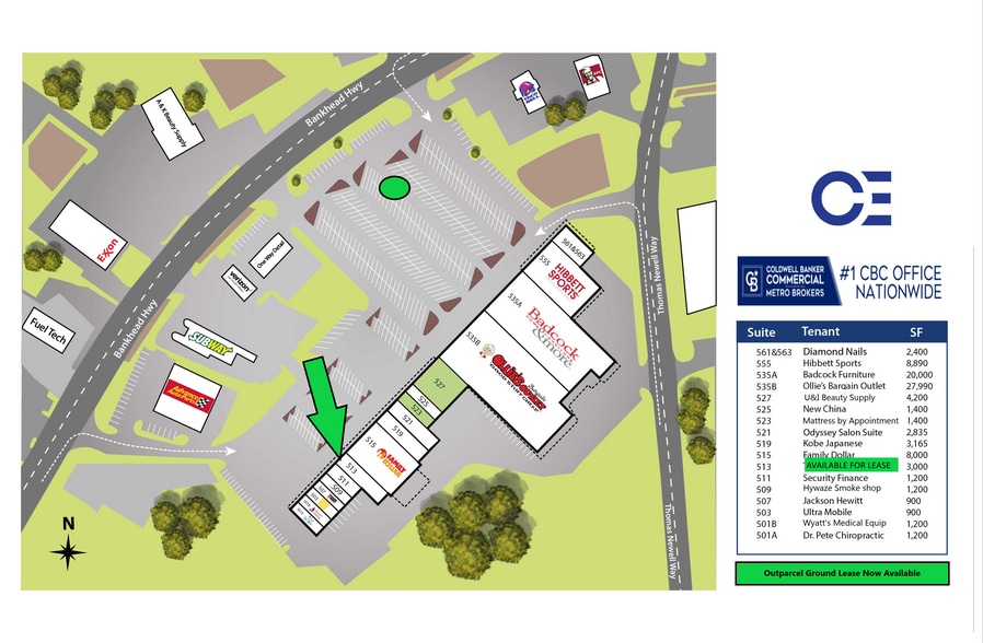 505-563 Bankhead Hwy, Carrollton, GA for lease - Building Photo - Image 2 of 2