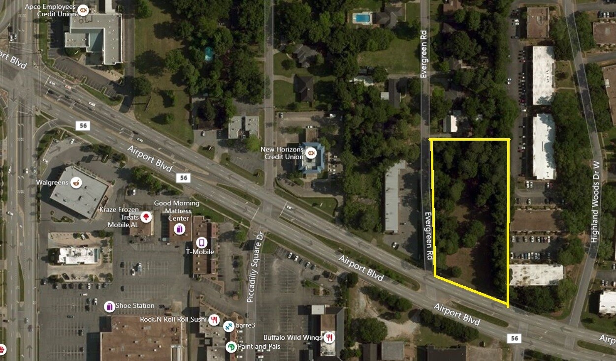 6300 Airport Blvd, Mobile, AL à vendre Aérien- Image 1 de 3