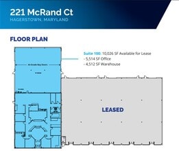 221 McRand Ct, Hagerstown, MD for lease Floor Plan- Image 1 of 1