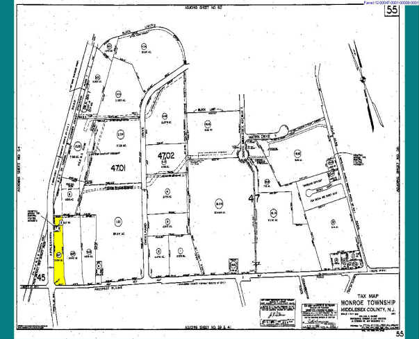 355-359 Applegarth Rd, Monroe Township, NJ for lease - Plat Map - Image 3 of 5