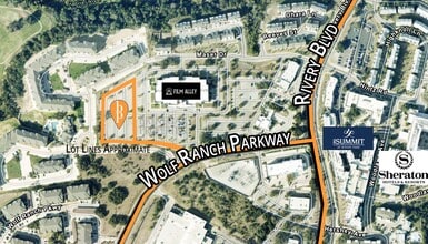 420 Wolf Ranch Rd, Georgetown, TX - Aerial map view