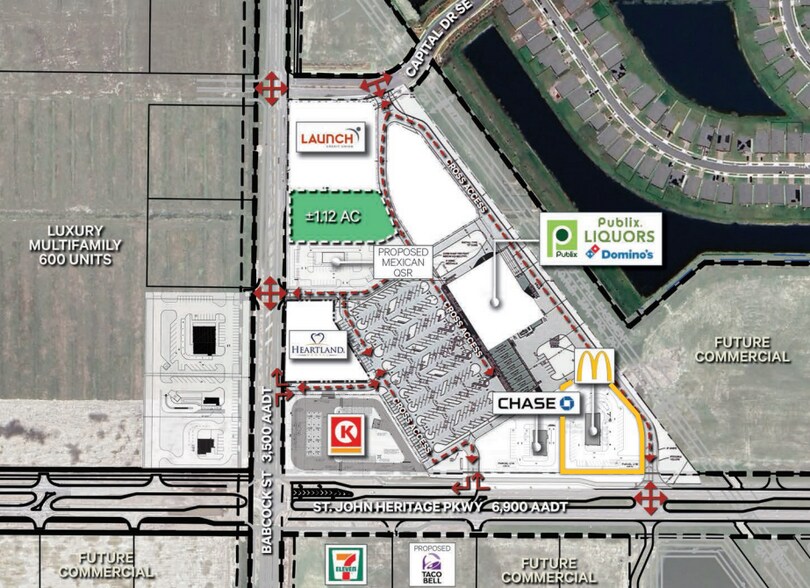 9113 Babcock St, Palm Bay, FL à vendre - Plan de site - Image 2 de 3