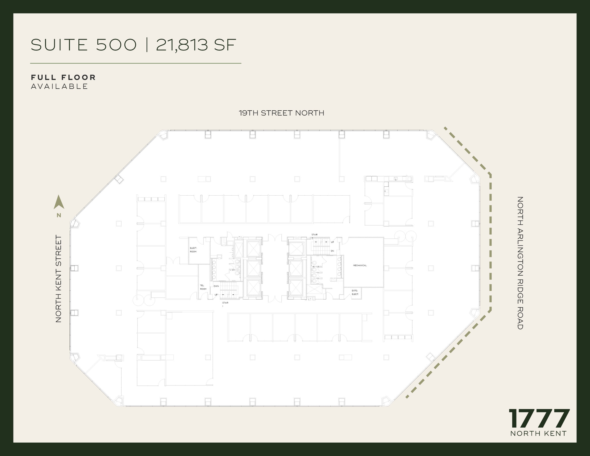 1777 N Kent St, Arlington, VA for lease Floor Plan- Image 1 of 1