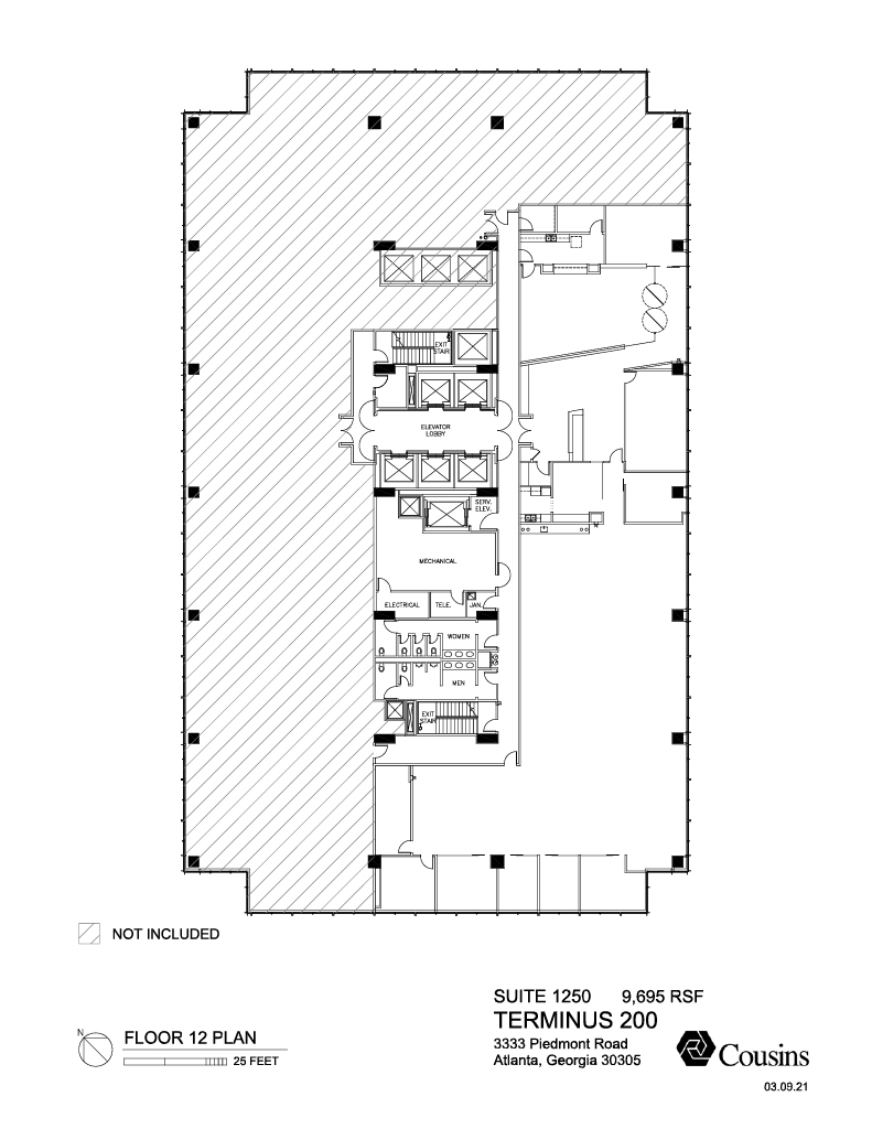 3280 Peachtree Rd, Atlanta, GA à louer Plan d’étage type- Image 1 de 14