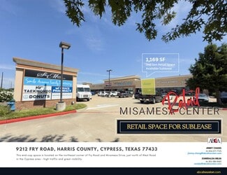 Plus de détails pour 9212 Fry Rd, Cypress, TX - Commerce de détail à louer