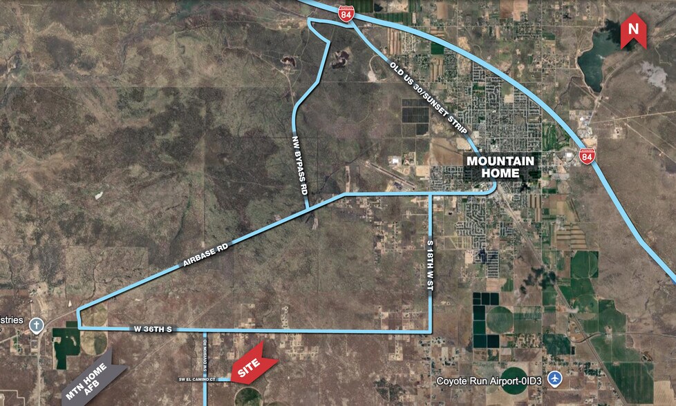 8095 SW El Camino Ct, Mountain Home, ID à vendre - Photo du bâtiment - Image 2 de 3