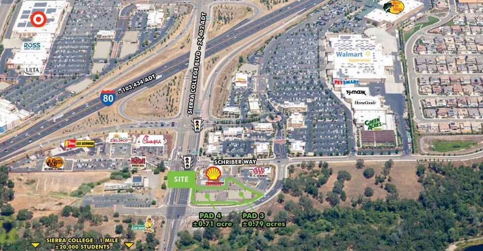 5520 Schriber Way, Rocklin, CA à louer - Aérien - Image 2 de 4