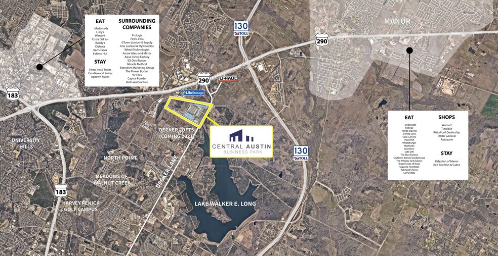 9800 Decker Ln, Austin, TX à louer - Aérien - Image 2 de 16