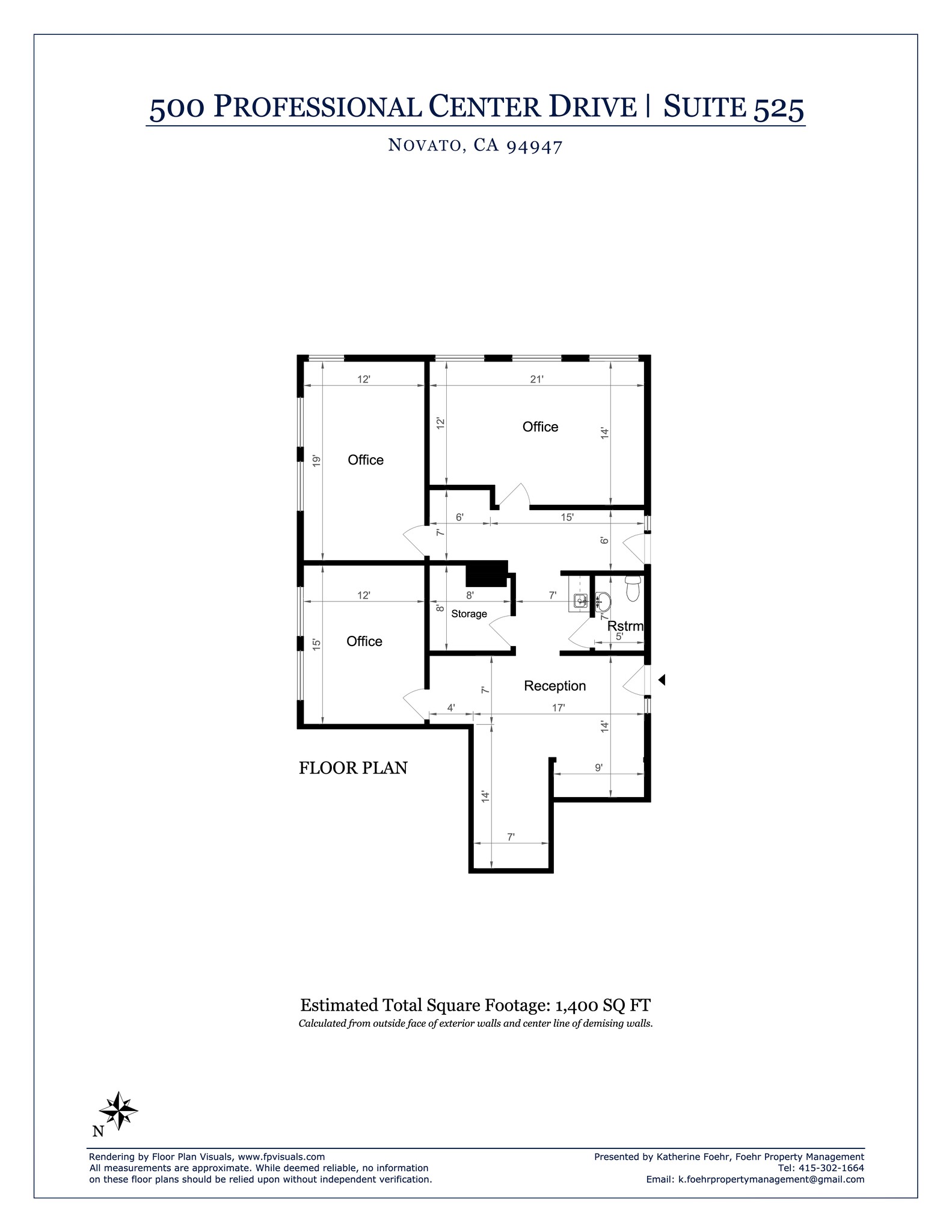 100 Professional Center Dr, Novato, CA for lease Site Plan- Image 1 of 1