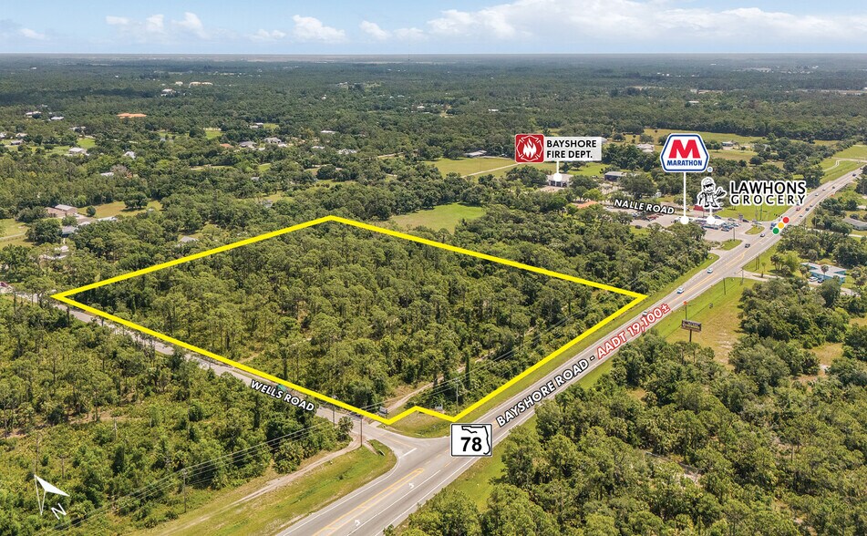 17300 Wells Rd, North Fort Myers, FL à vendre - Aérien - Image 3 de 8