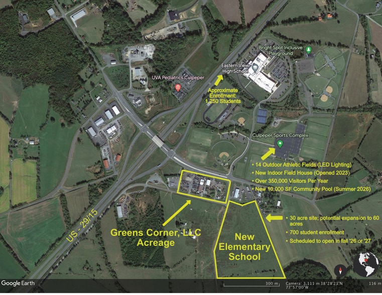 16334 Poor Farm Rd, Culpeper, VA for lease - Aerial - Image 2 of 7