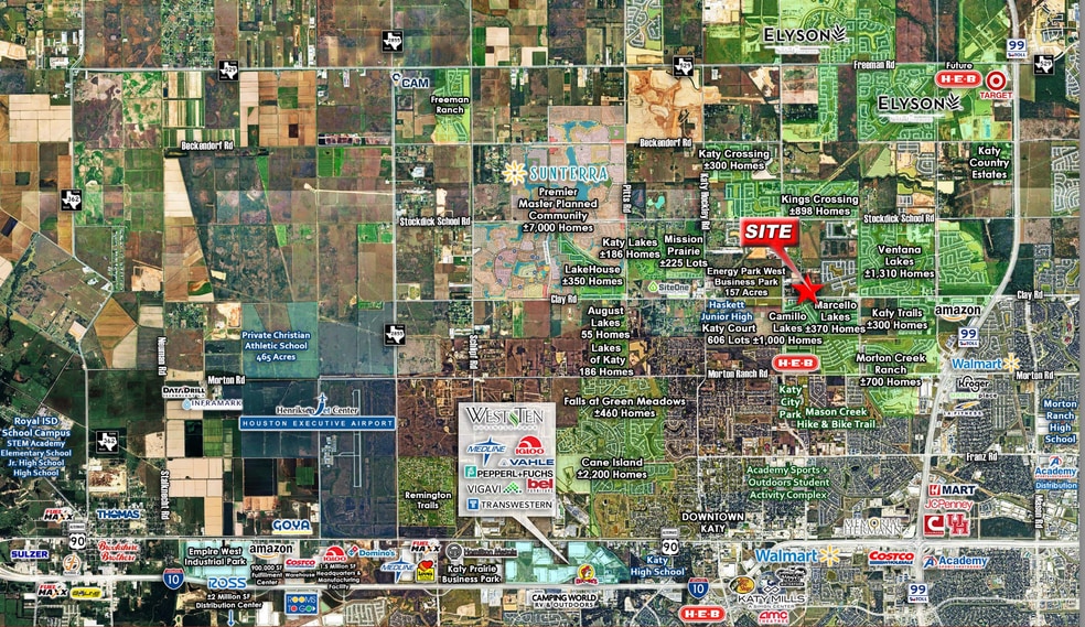 24500 Clay Road, Katy, TX for sale - Aerial - Image 2 of 2