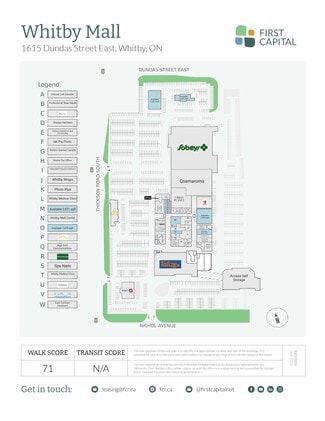 Plus de détails pour 1603-1615 Dundas St E, Whitby, ON - Bureau, Commerce de détail à louer
