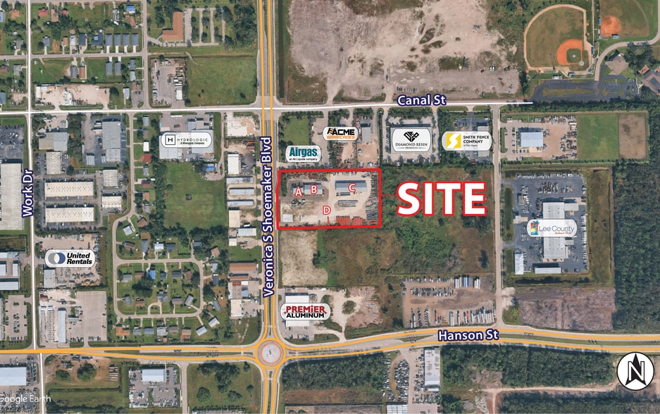 3560 Veronica S Shoemaker Blvd, Fort Myers, FL à vendre - Aérien - Image 1 de 6