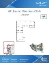 2033 Gateway Pl, San Jose, CA à louer Plan d’étage- Image 1 de 1